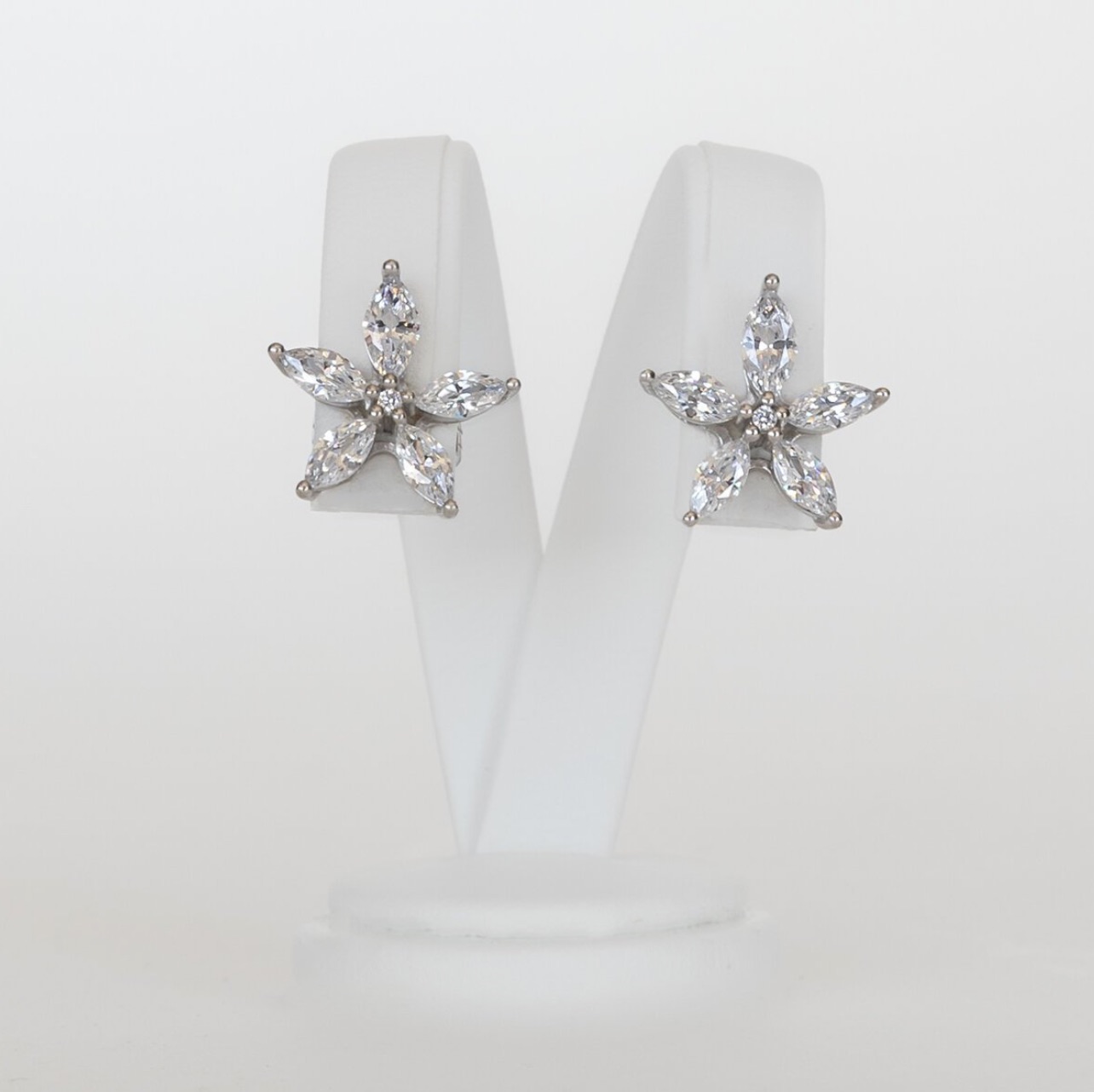 fashion-jewellery-modeschmuck Silver cubic zirkonia Josephine earrings
